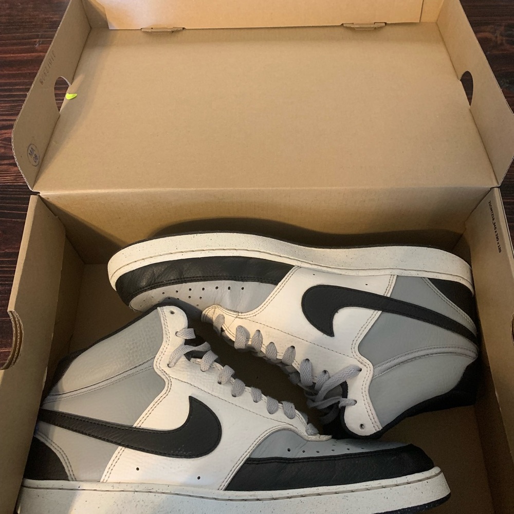 Nike Court vision mid Next Nature “Light Smoke Grey Sail”